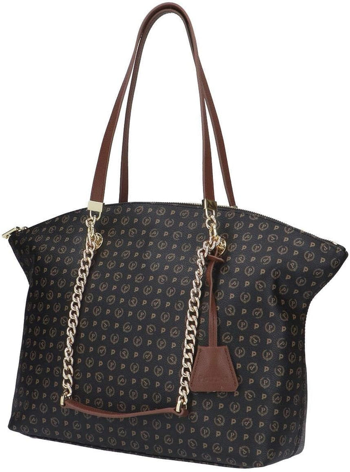 Pollini Tasche Tapiro Damen Schwarz braun - TE8408PP02Q1100D