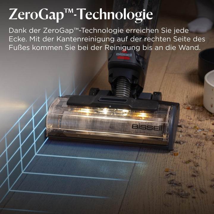 Bissell CrossWave HydroScrub kabelloser Staubsauger mit Wischfunktion, leistungsstarker Bodenreinige
