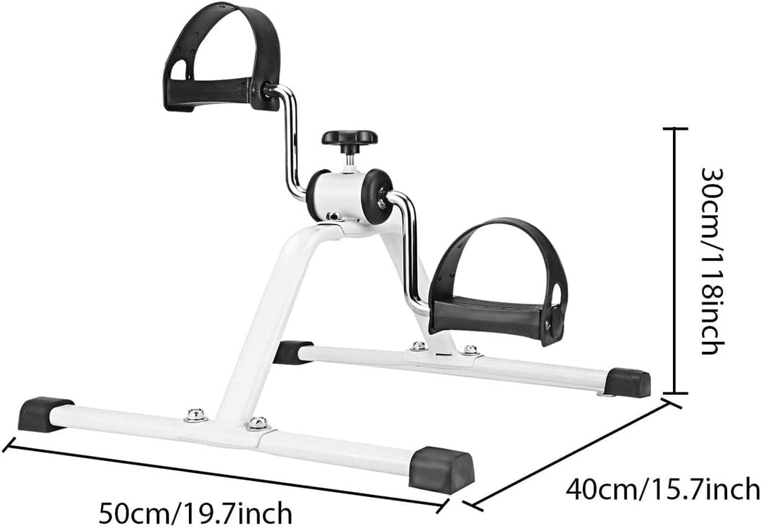 Mini Pedaltrainer 48×41×30 cm – Arm- und Beintrainer für Zuhause Faltbares Heimtrainer Fitnessgerät
