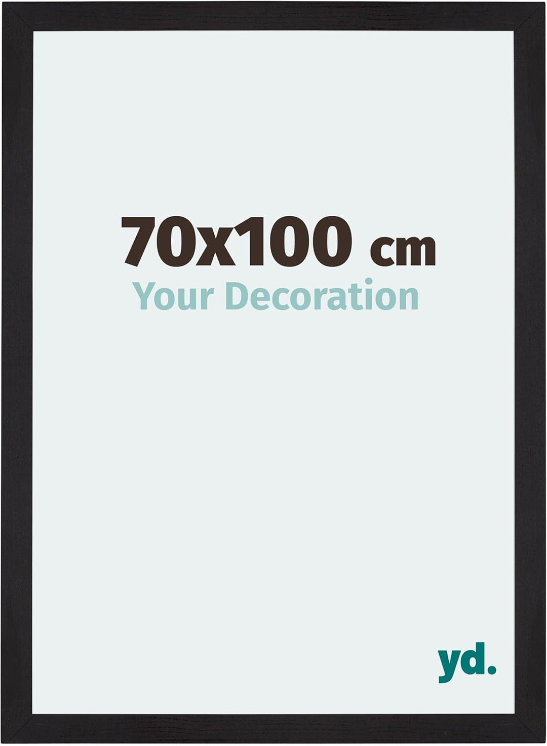 yd. Your Decoration - Bilderrahmen 70x100 cm - Bilderrahmen aus MDF mit Acrylglas - Antireflex - Aus