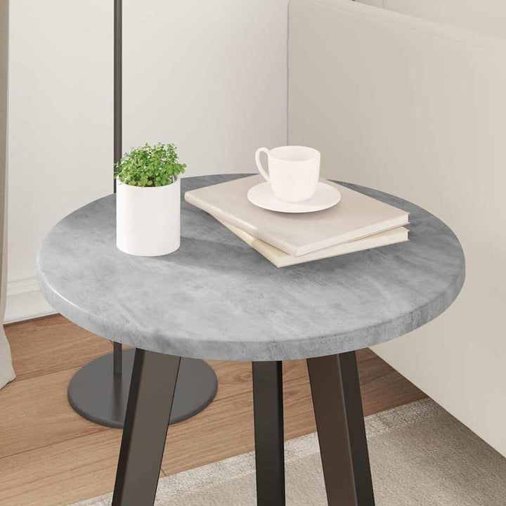 Homgoday Tischplatte Betongrau 40 x 40 x 1.5 cm Holzwerkstoff Desktop Model880384
