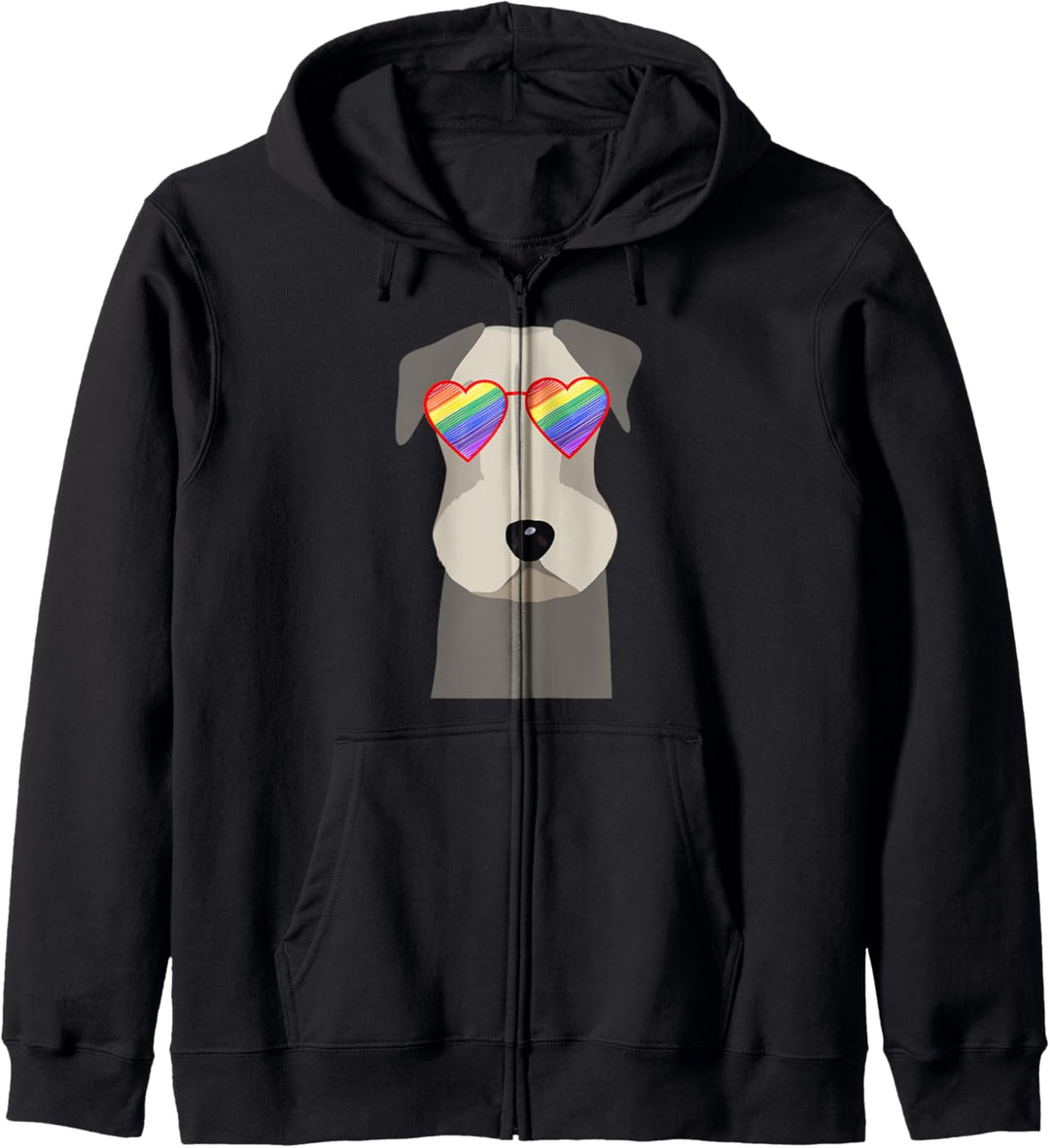 Gay Schnauzer Hund LGBTQ Pride Stuff Teens Regenbogen Kapuzenjacke