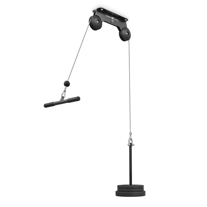 Marbo Sport Latzug zur Deckenbefestigung MH-W105 2.0 | Made in EU Schwarz, Schwarz