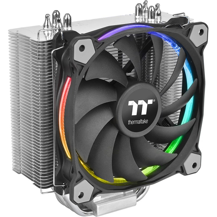 Thermaltake Riing Silent 12 RGB Sync Edition CPU-Kühler (kompatibel mit ASUS, Gigabyte, MSI, Asrock