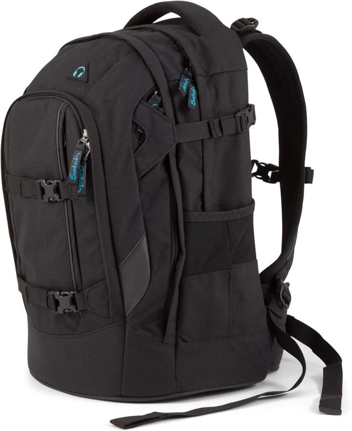 Satch Pack ab 5. Klasse ergonomisch 30L Stauraum standfest Organisationstalent 45 cm Black Bounce, 4