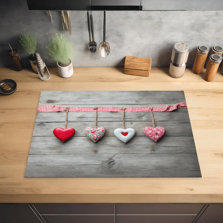 KitchenYeah© Herdabdeckplatte Einteilig Ceranfeld Abdeckplatte für Induktionsschutz Ceranfeldabdecku