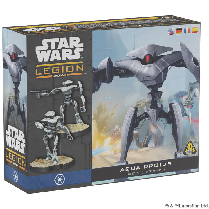 ATOMIC MASS GAMES, Star Wars: Legion – Aqua Droids (Aqua-Droiden), Erweiterung, Tabletop, 2 Spieler,