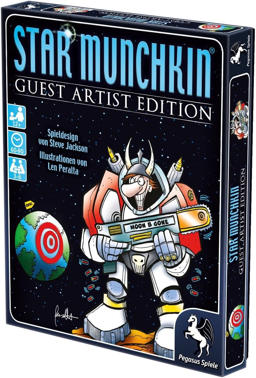Pegasus Spiele 17232G - Star Munchkin Guest Artist Edition, Peralta-Version