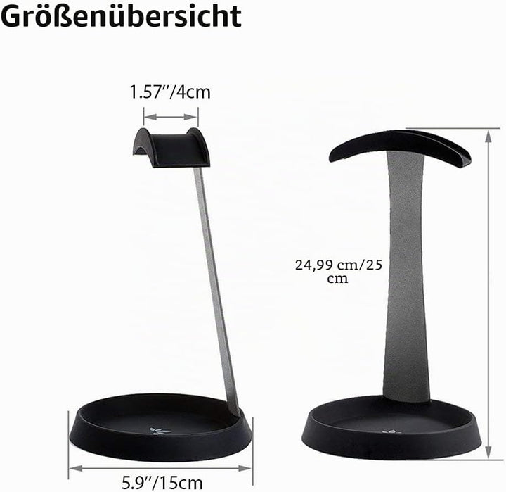 Avantree HS102 Kopfhörer-Halterung Halter Ständer, Stabil kopfhörerständer mit Kabelhalterung für Se