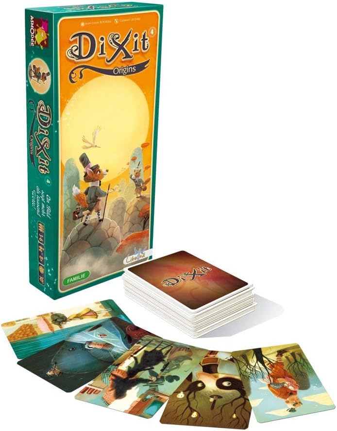 Asmodee, Dixit 4 – Origins, DE-Version, Erweiterung, EIN Bild SAGT mehr als tausend Worte, Kreatives