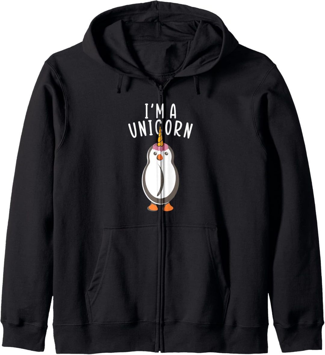 I'm A Unicorn Dabbing Pinguin Halloween Einhorn Pinguin Vogel Kapuzenjacke