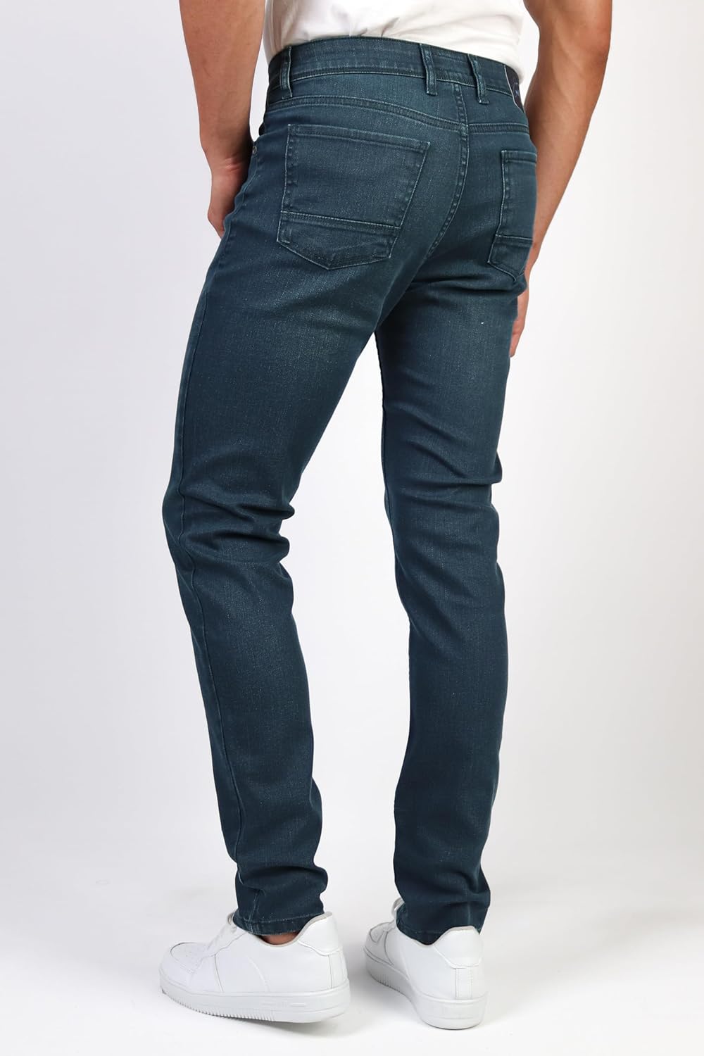 HALAT'S Herren Jeans Slim Fit - Baumwolle Jeanshose Stretch für Herren mit Schlanke Elastizität 30W