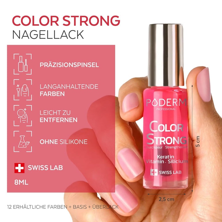 Nagelhärter Lack mit Biotin, Silizium und Keratin - Stärkt und repariert beschädigte, geschwächte, b