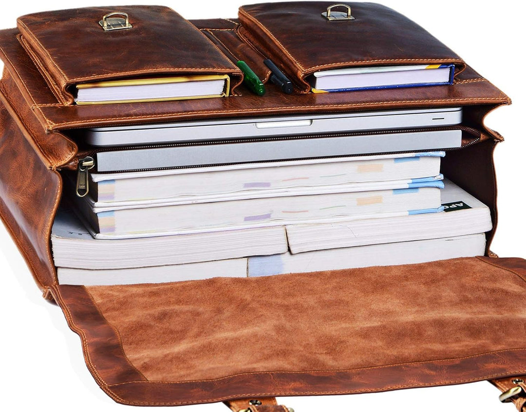 STILORD Karl Aktentasche Herren Lehrertasche Bürotasche Laptoptasche Umhängetasche XL Businesstasche