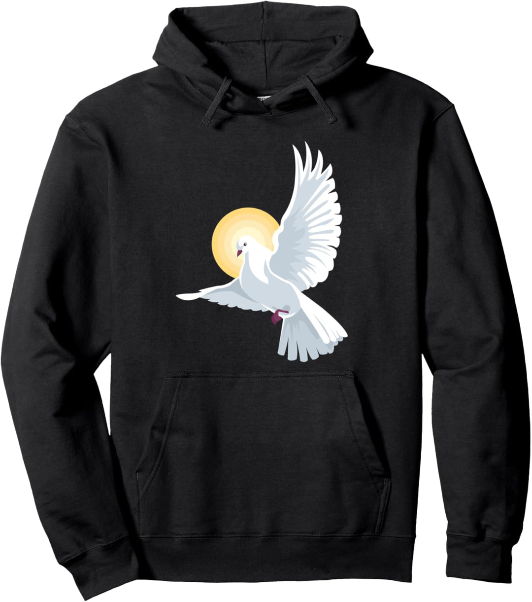 Friedenstaube Geschenk Illustration Hoffnung Frieden Pullover Hoodie
