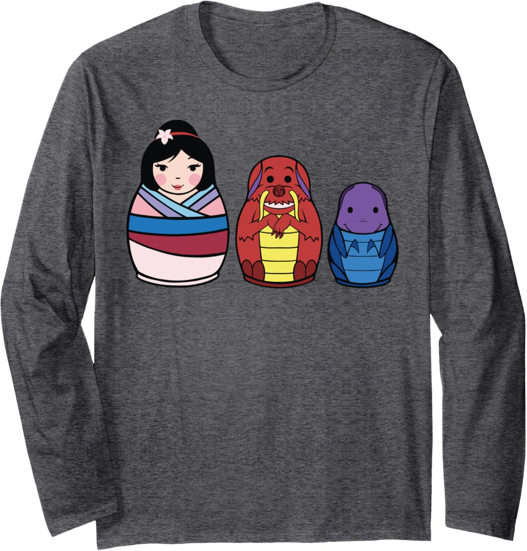 Disney Mulan Nesting Dolls Langarmshirt