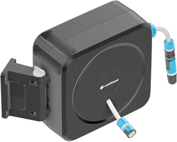 CELLFAST Schautrommel Set Automatisch Schlauchaufroller Mit Wandhalterung Wandschlauchhalter Anschlu