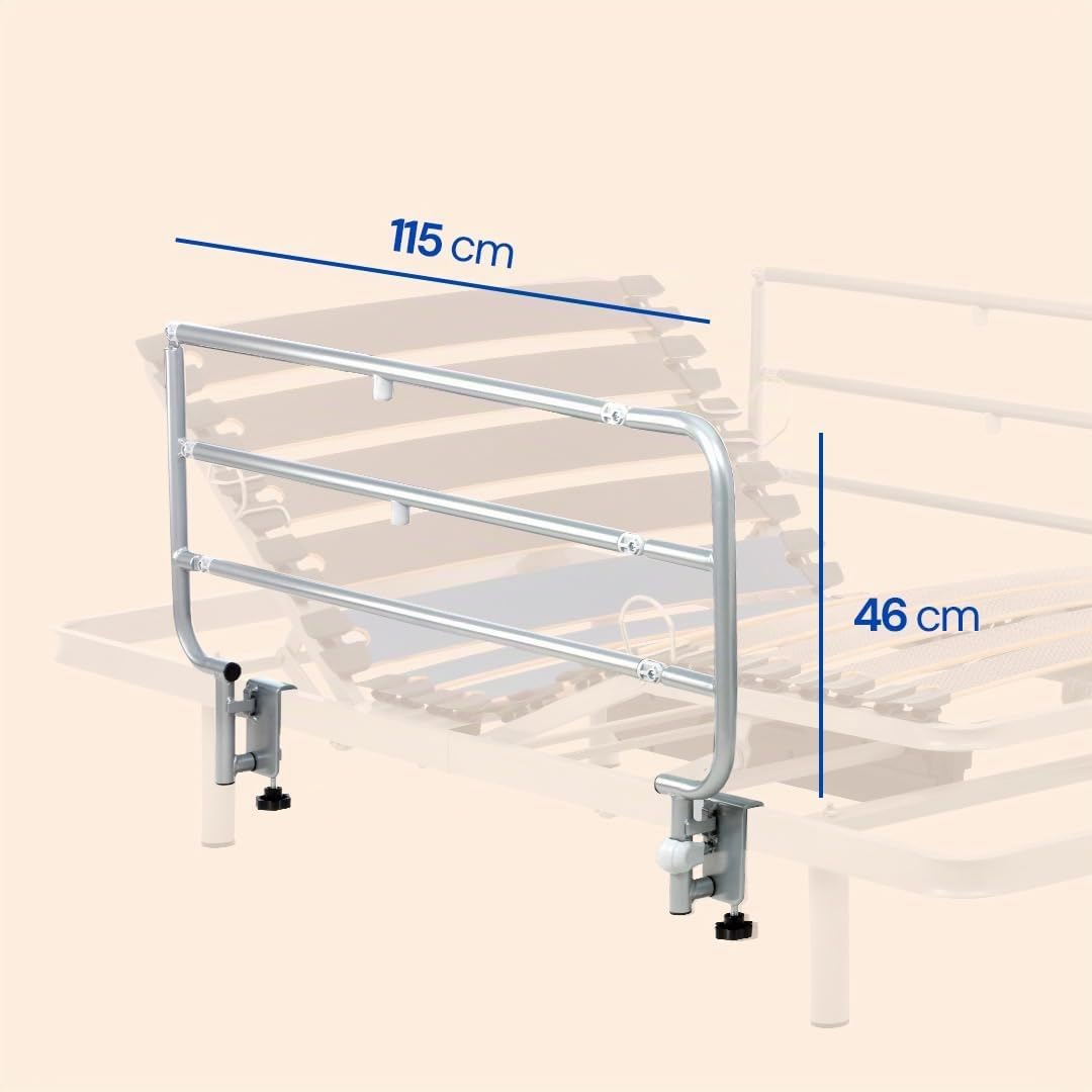 Gerialife - Bettgitter für ältere | Rausfallschutz Bett | Bettschutzgitter | Bettgitter rausfallschu