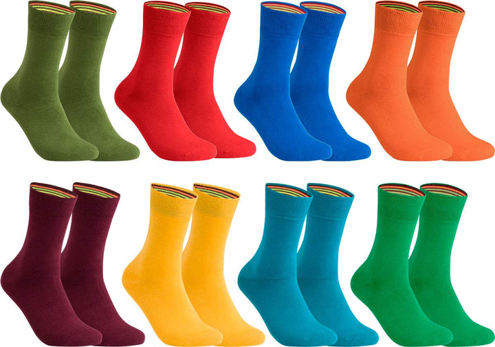 gigando – Socken Herren Baumwolle Uni Farben 3er, 4er, 5er, 6er oder 8er Pack in Premiumqualität – s