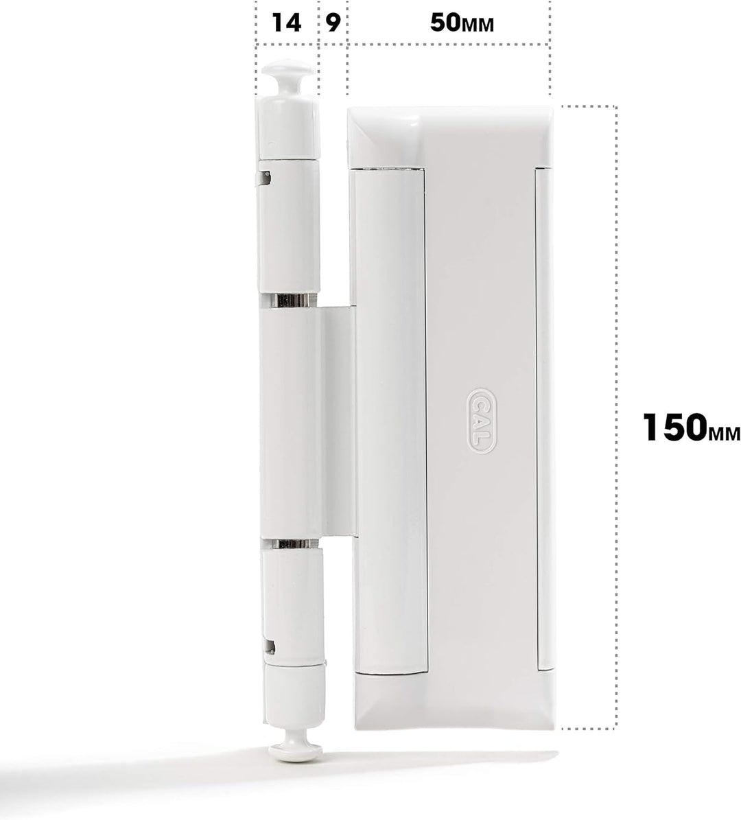 Cal Doublex XL - Fenstersicherung gegen Einbruch, auch für Balkontür, Terassentür Einbruchschutz (we