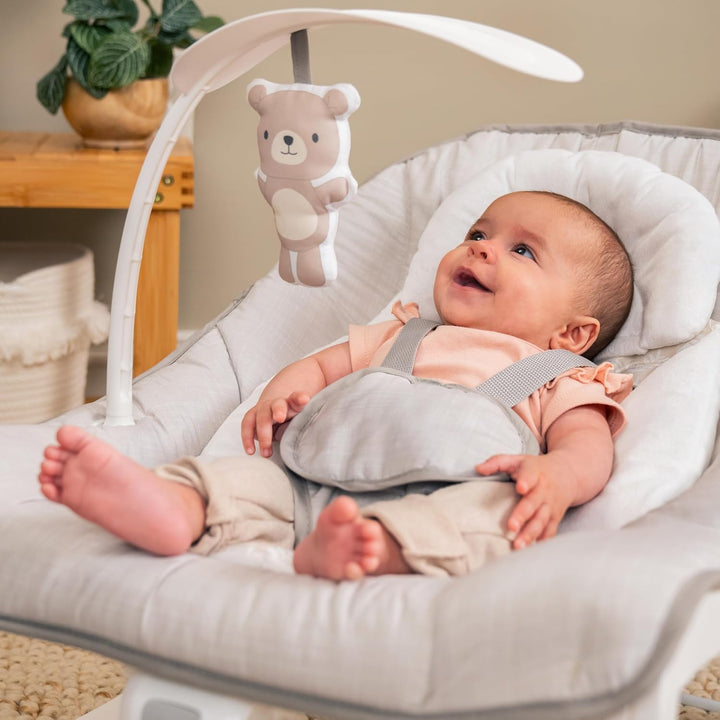Ingenuity Keep Cozy 3-in-1 Baby Wippe, Sitz und Schaukel für Babys bis Kleinkinder, mit Vibrationen