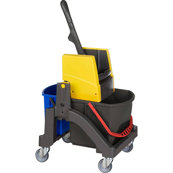 Vermop Aquva 1x17l Nasswischwagen mit Presse gelb, gelb