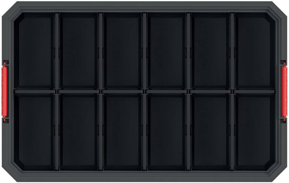 Kistenberg Transportkiste Stapelbox Werkzeugkiste Lagerkiste Aufbewahrungsbox Modulkiste (mit trennw