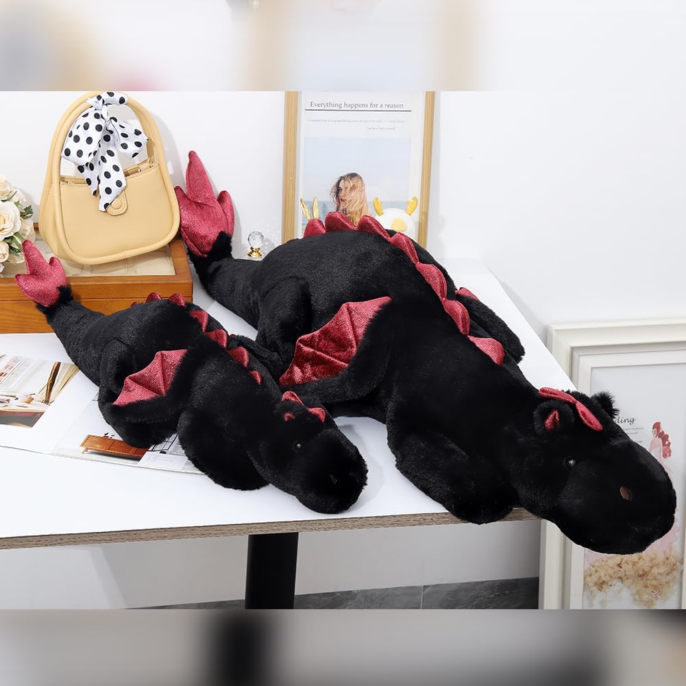 Weighted Stuffed Animal Gewichtstier 110CM 4,5KG, Weicher und Stabiler Gewichts-Drachenplüsch für Ki