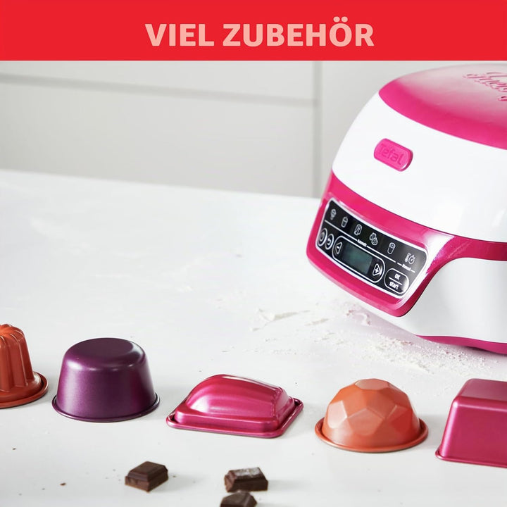 Tefal Cake Factory Délices KD8101 | Kuchenbackautomat | 5 Automatische Programme | Manueller Modus |