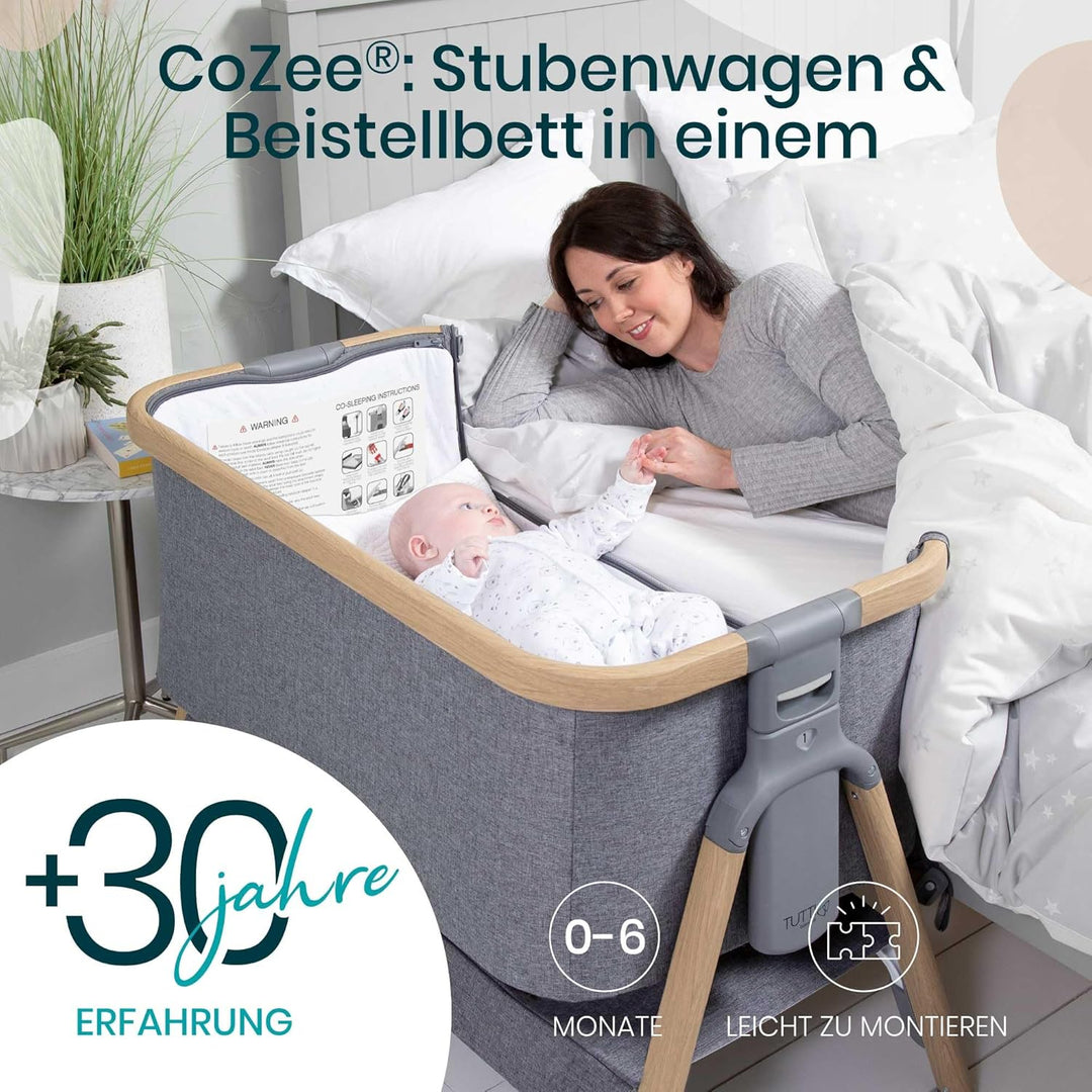 Tutti Banini CoZee Beistellbett Babybett Reisebett Krippe - Eiche und