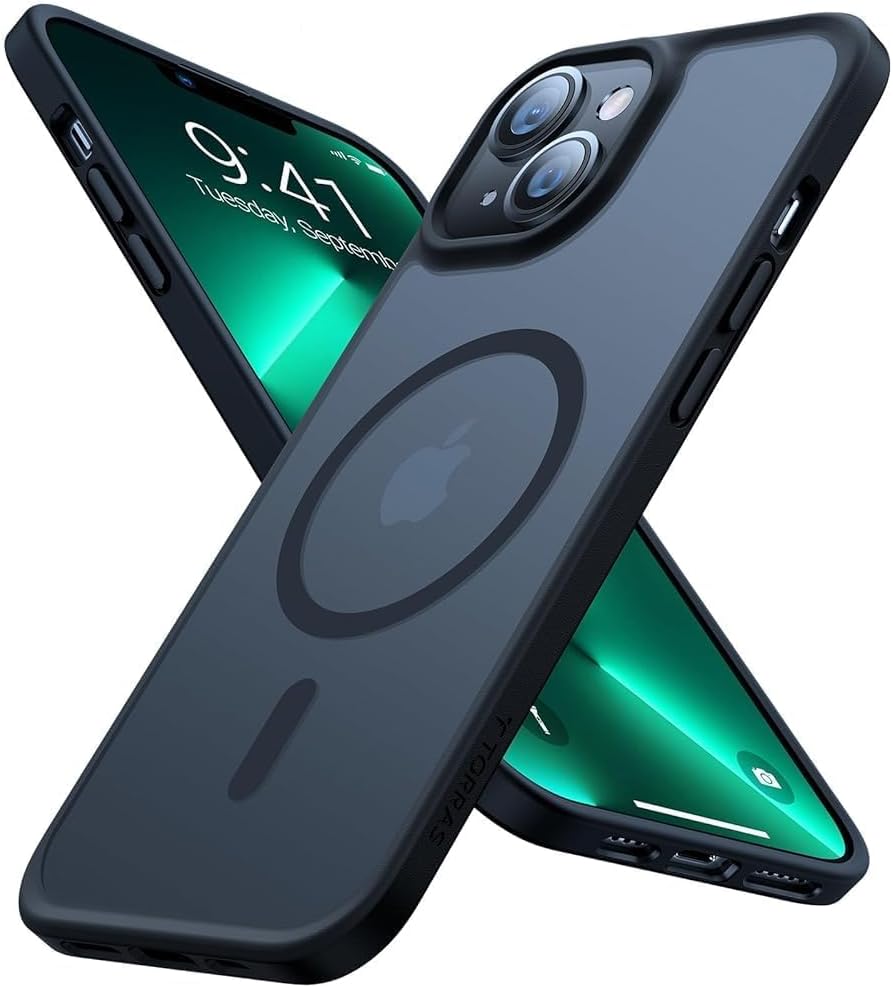 TORRAS Speziell für iPhone 13 Hülle für MagSafe Nr.1 Magnetkraft Zertifizierte Militärschutz Stossfe