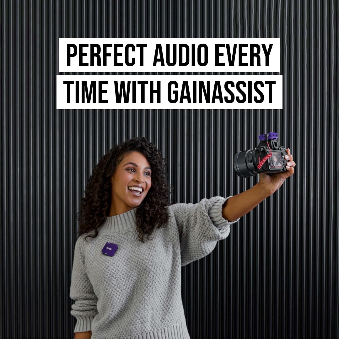 RØDE Wireless GO (Gen 3) – Kompakter kabelloser Mikrofon – Kristallklarer Klang, 32-Bit Float Aufnah