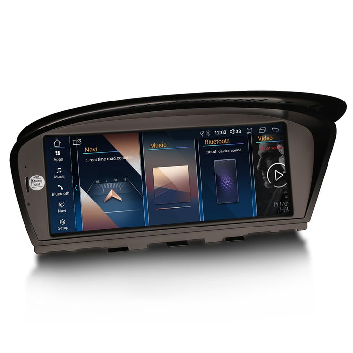 8,8" IPS Qualcomm 8-Kern Android 14 DAB+ Autoradio Für BMW 3er E90 E91 E92 E93 5er E60 E61 6er E63 E