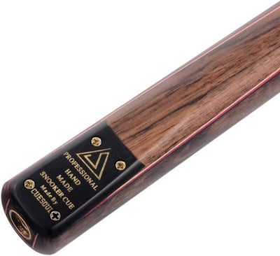 CUESOUL Klassische Handgemachte 57 Zoll Palisander 3/4 Stück Snooker Queue mit Schwarz Köcher und Al
