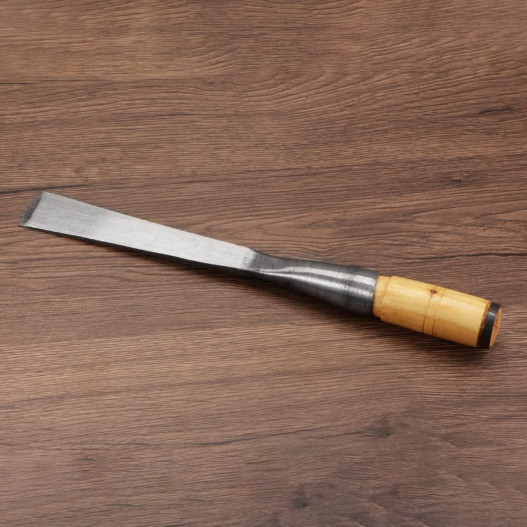 sourcing map Gerade Holz Meissel 1-2/7" Abgeschrägte Klinge Holzarbeiten Handwerkzeuge für Schnitzen