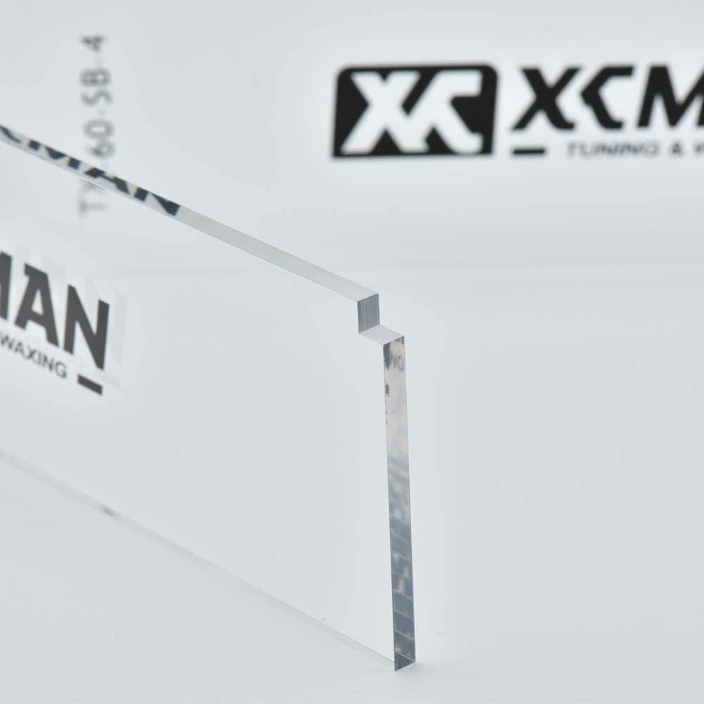 XCMAN Alpine Ski Freeride & Snowboard Base Wax Plastic Scraper 2pcs Snowboard 230 x 60 x 4 mm, Snowb