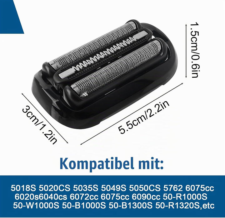 Series 5/6 Scherkopf 53B Ersatzrasierkopf Kompatibel mit Series 5/6 Männer Rasierer Scherkopf Rasier
