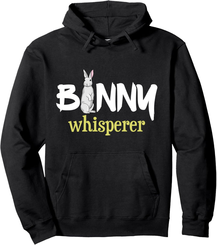 Lustiger Hase I Süsser Hasen Spruch Bunny whisperer Kaninchen Pullover Hoodie