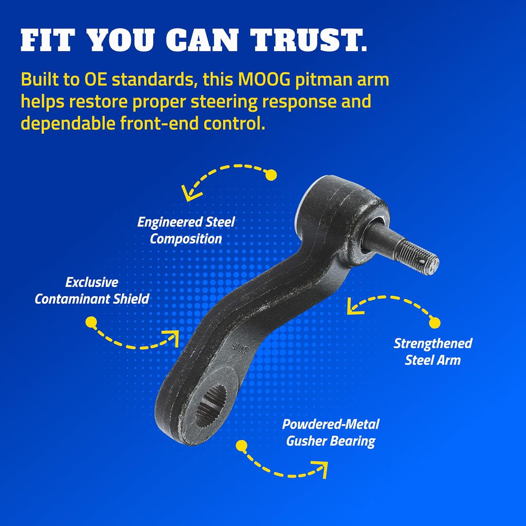 MOOG Steering & Suspension K6536 Lenkstangen-Arm, Schwarz