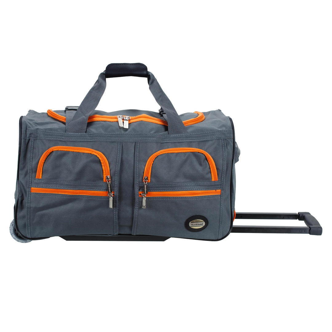 Rockland Reisetasche mit Rollen, anthrazit, Einheitsgrösse, Reisetasche mit Rollen Einheitsgrösse An