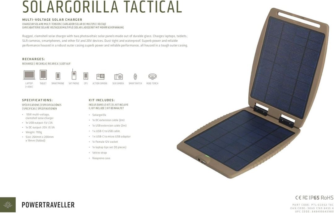 Powertraveller Tactical, PT24, Sand