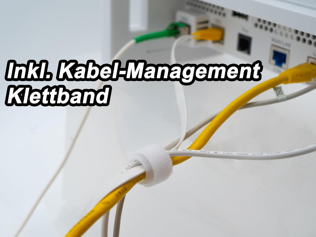 Wandhalterung Halter für Fritz!Box 5690 Pro – Halterung aus Kunststoff für Fritzbox 5690 Pro Fiber R