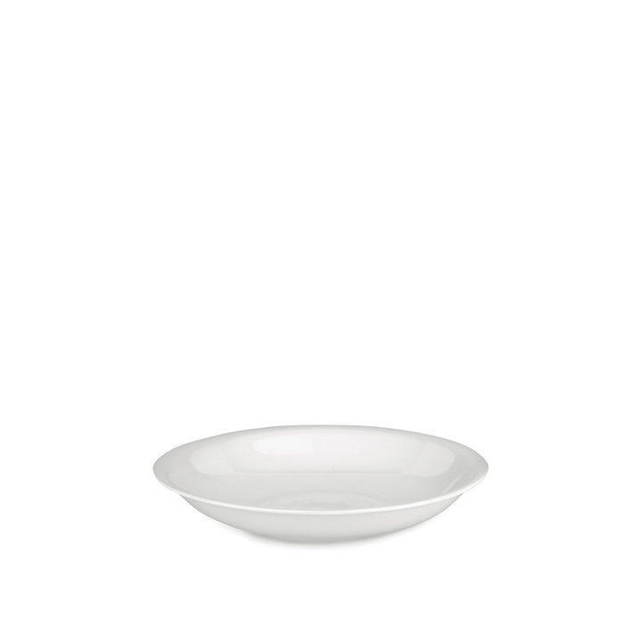 Alessi "All Time", 4 Stück Suppenteller aus Bone China, 22 centimeters, Weiss/Opulenter Garten Klass
