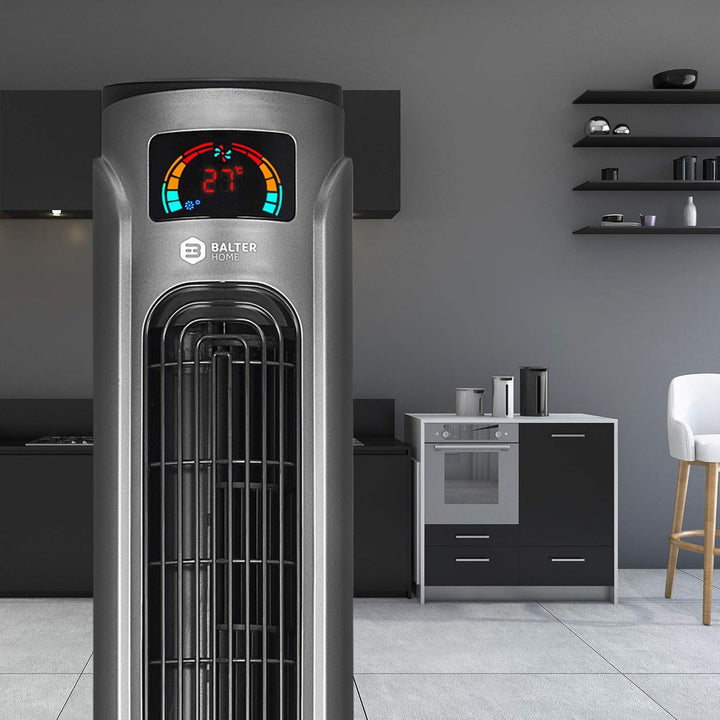 Balter Turmventilator mit Fernbedienung, 120 cm hoch, Leise, Testsieger, Ventilator, Standventilator