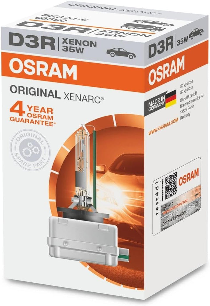 Osram XENARC Osram ORIGINAL D3R, Xenon Scheinwerferlampe, 4150 K, 66350, 1er Faltschachtel Faltschac