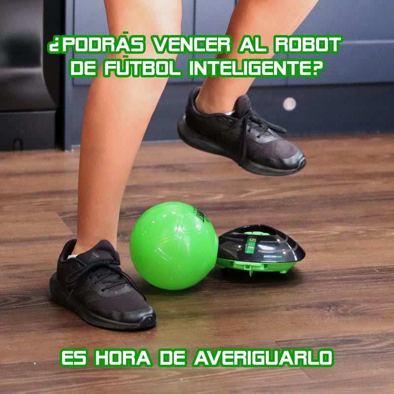 Soccer Bot Smart Ball, Roboter für den Innenbereich, Solo oder Multiplayer, ab 3 Jahren, MR100, Schw