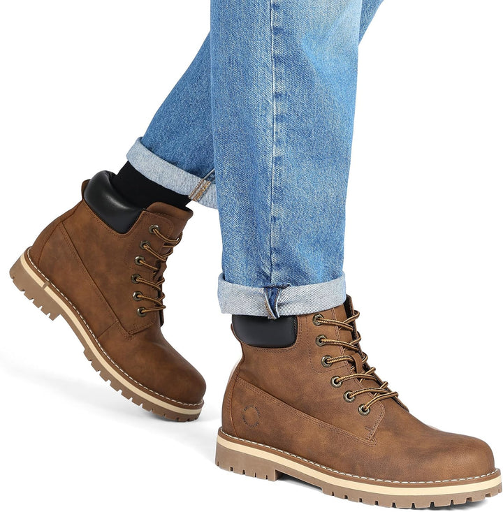 Bruno Marc Winterschuhe Herren Winterstiefel Jungs Warm Gefüttert Schneestiefeletten Kurzschaft Arbe