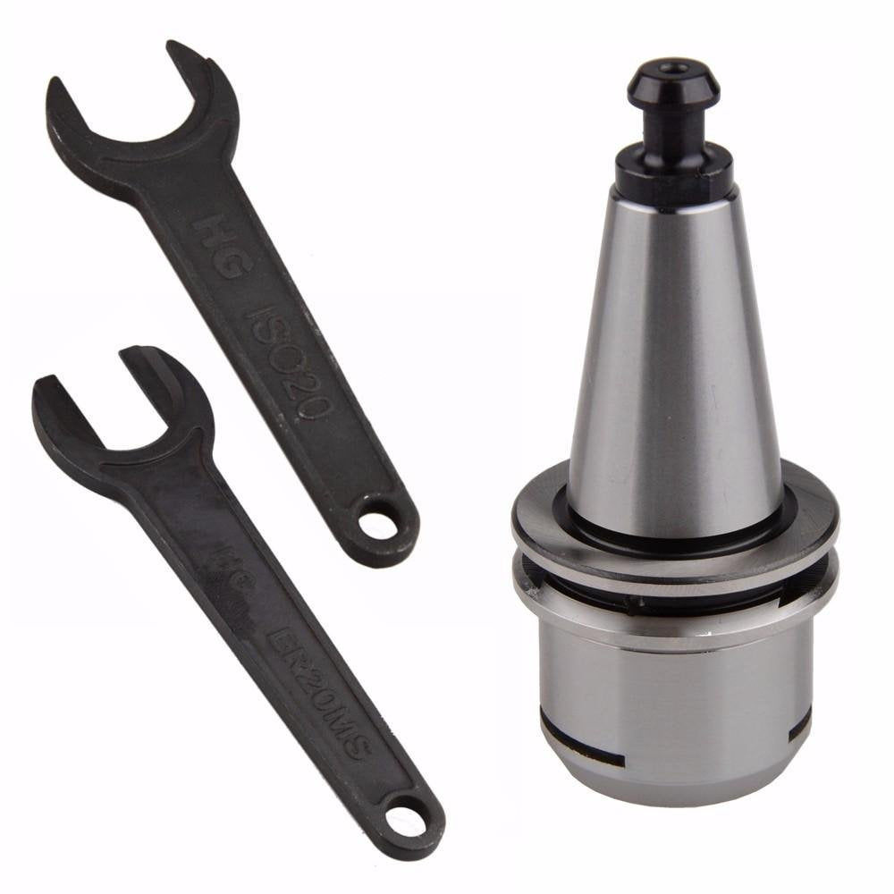EU_HOZLY ISO20 ER20 35L Spannzangenhalter G2.5 30.000RPM CNC Frässpindelhalter + Schlüssel Schrauben