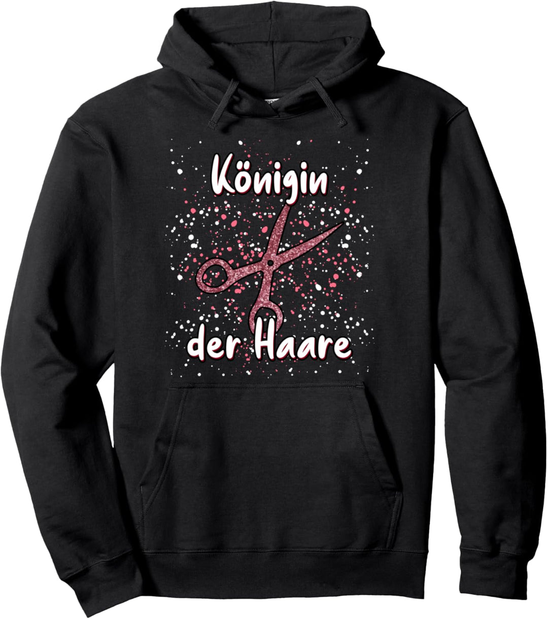 Friseur Kosmetikerin Königin der Haare Gesellin Friseurin Pullover Hoodie