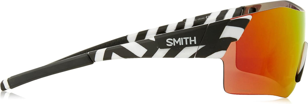 Smith Unisex-Erwachsene Pivlock Arena/N X6 S37 99 Sonnenbrille, Weiss (Whtebk Pattern/Pink Pink)